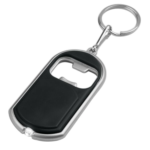 Bottle Opener Key Chain With LED Light Thumbnail