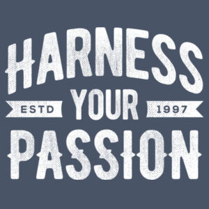 Harness Your Passion - Ladies Tri-Blend Long Sleeve Hoodie Design