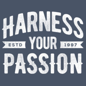 Harness Your Passion - Adult Tri-Blend Long Sleeve T Design