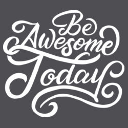 Be Awesome Today - Lace Hooded Sweatshirt Design