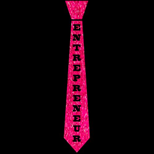 Entrepreneur Tie (PINK GLITTER) Thumbnail